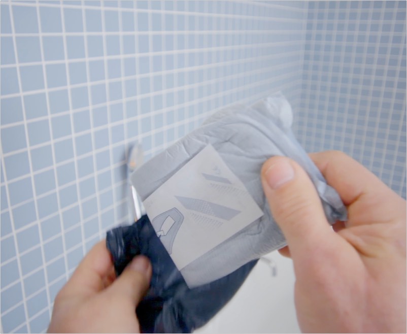 Still image from instruction video Still image from instruction video